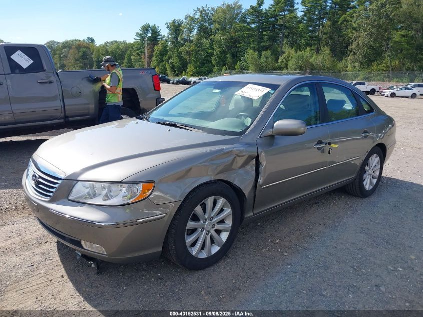 2009 Hyundai Azera Gls VIN: KMHFC46D79A350229 Lot: 43152531