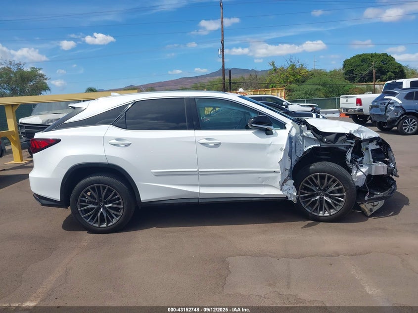 2022 Lexus Rx 350 F Sport Appearance VIN: 2T2SZMAA6NC225528 Lot: 43152748