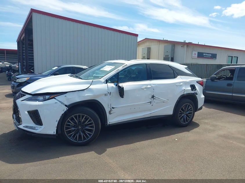 2022 Lexus Rx 350 F Sport Appearance VIN: 2T2SZMAA6NC225528 Lot: 43152748