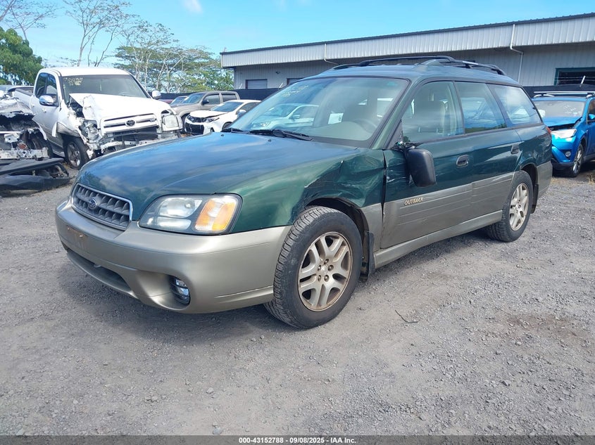 4S3BH675037647659 2003 SUBARU OUTBACK photo no. 2
