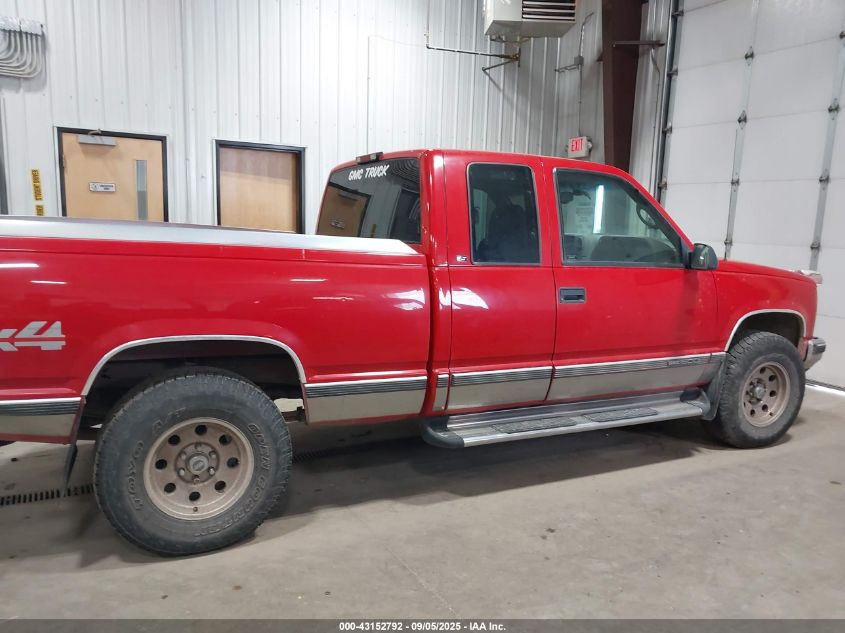 1997 GMC Sierra 1500 Sl Wideside VIN: 2GTEK19R9V1556083 Lot: 43152792