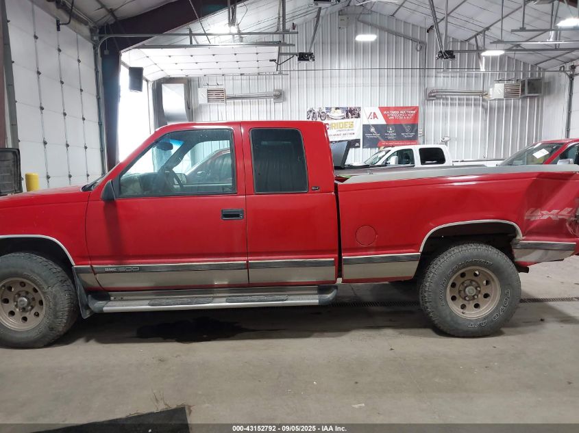 1997 GMC Sierra 1500 Sl Wideside VIN: 2GTEK19R9V1556083 Lot: 43152792