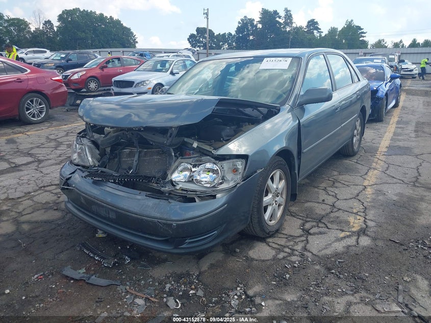 2004 Toyota Avalon Xl green sedan gasoline 4T1BF28B74U382921 photo #3