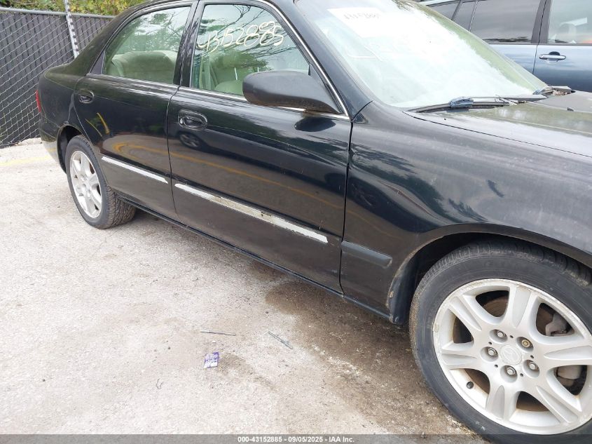 2002 Mazda 626 Es V6/Lx V6 VIN: 1YVGF22F425267894 Lot: 43152885