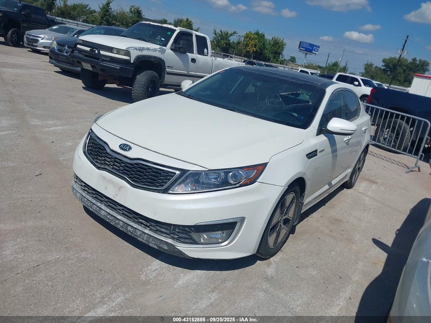 Vin: knagm4adxd5047604, lot: 43647238, kia optima hybrid ex 20132