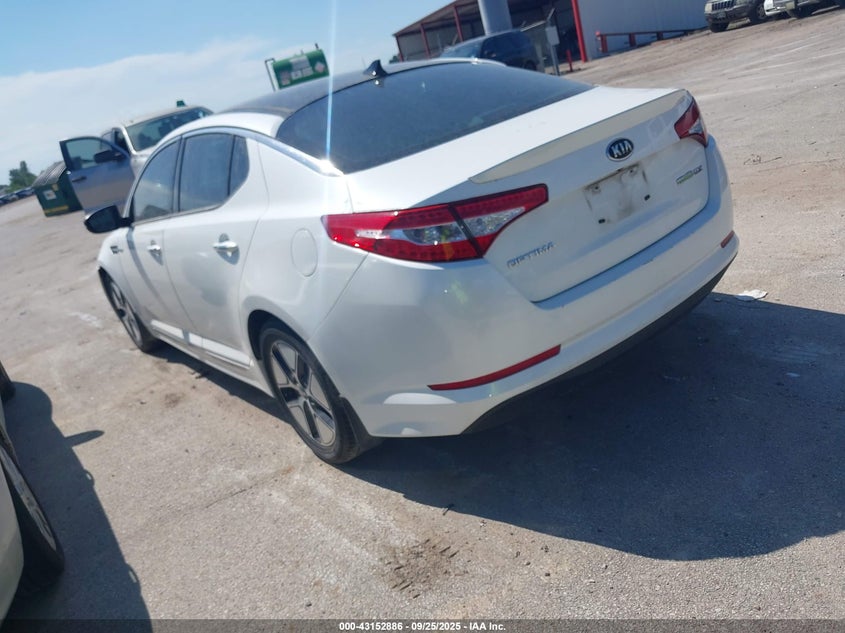 Vin: knagm4adxd5047604, lot: 43647238, kia optima hybrid ex 20133