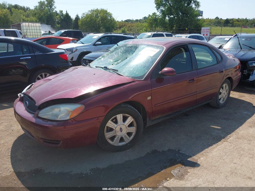 2005 Ford Taurus Sel brown sedan gasoline 1FAHP56S75A182789 photo #3