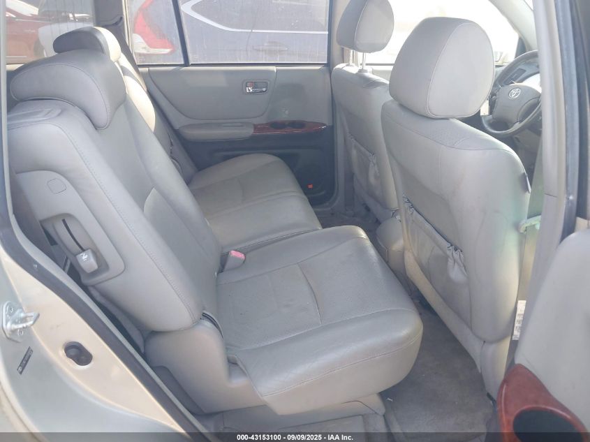 2006 Toyota Highlander Hybrid Limited V6 VIN: JTEDW21A060008929 Lot: 43153100