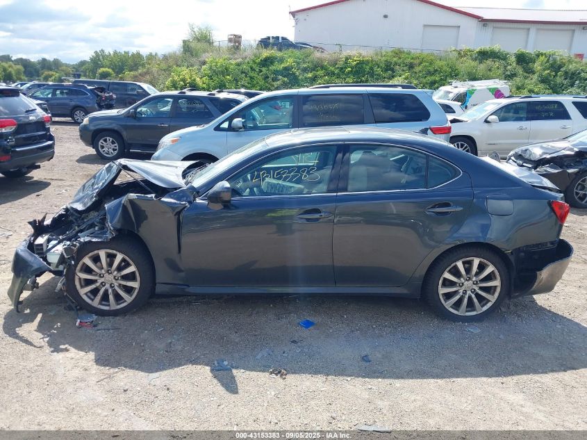 2008 Lexus Is 250 VIN: JTHCK262185023831 Lot: 43153383