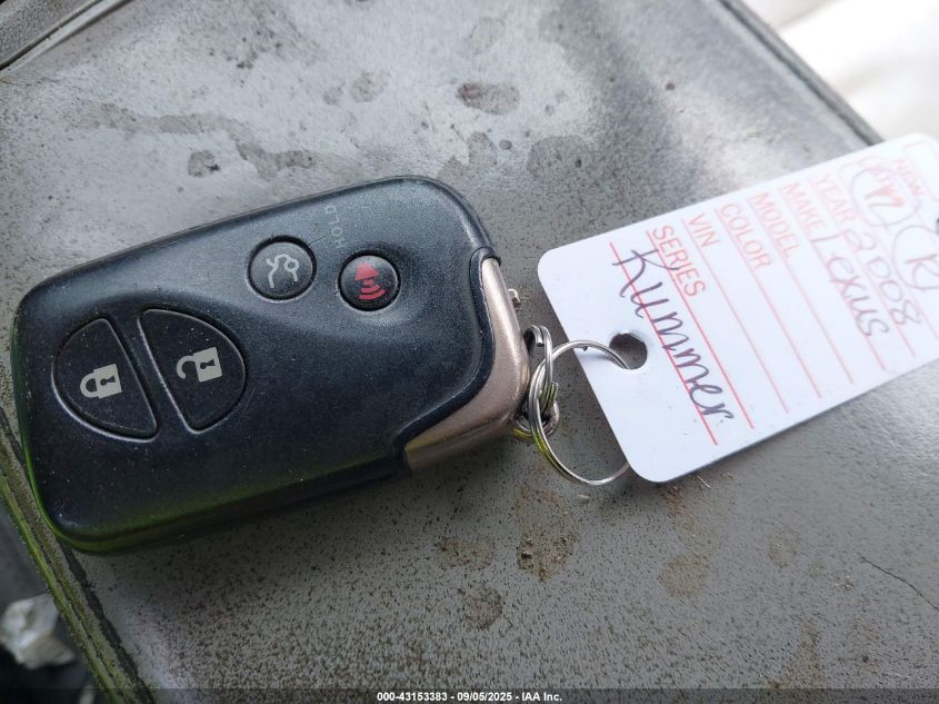 2008 Lexus Is 250 VIN: JTHCK262185023831 Lot: 43153383