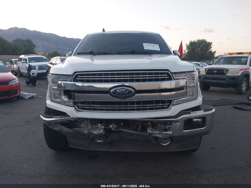 2020 Ford F-150 Lariat VIN: 1FTEW1EP8LFA42952 Lot: 43153417