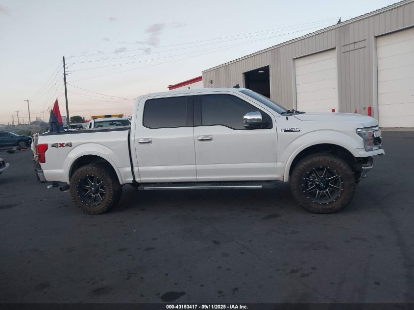 2020 Ford F-150 Lariat VIN: 1FTEW1EP8LFA42952 Lot: 43153417