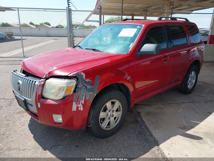 Vin: 4m2cn9bgxakj24967, lot: 43647801, mercury mariner 20102