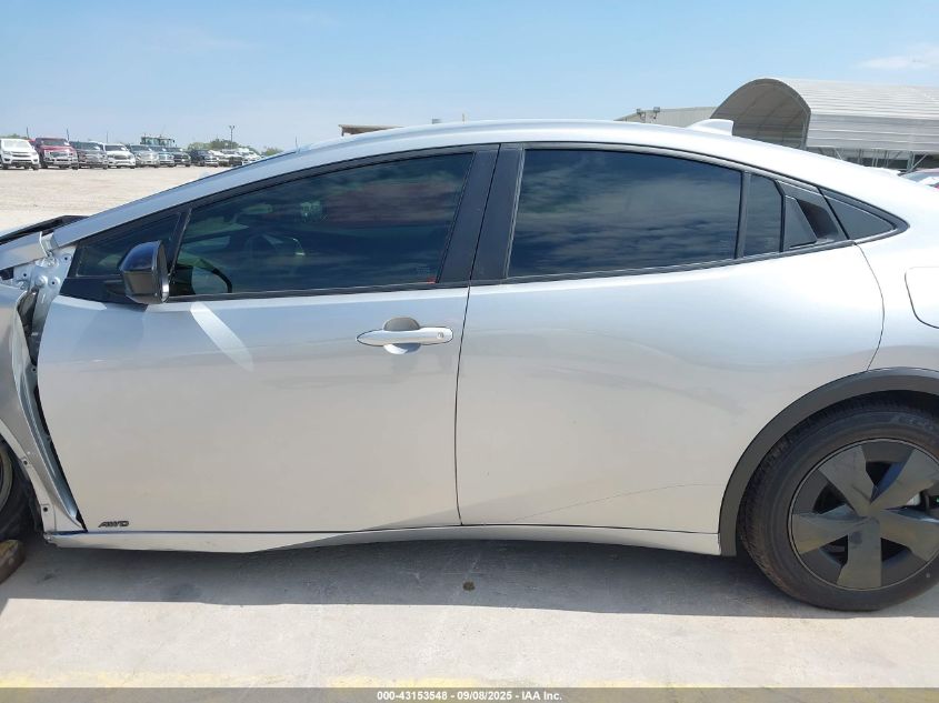 2023 Toyota Prius Le Awd-E VIN: JTDADABU2P3006731 Lot: 43153548