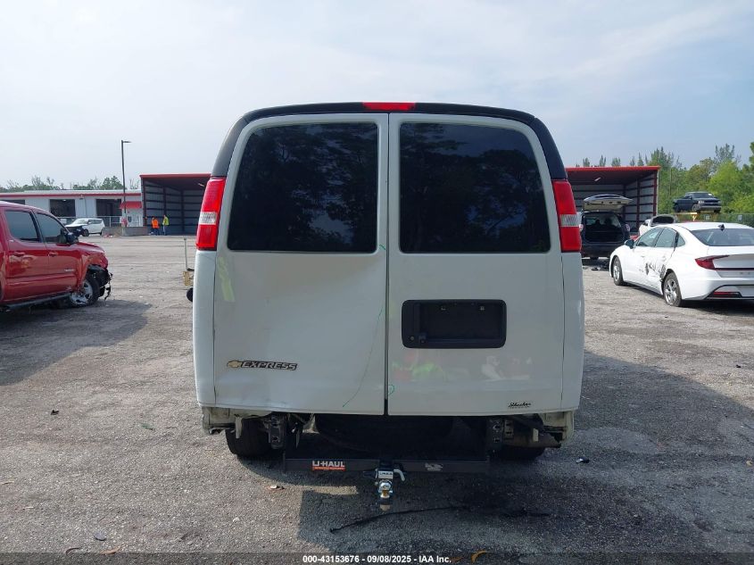 2021 Chevrolet Express Cargo Rwd 2500 Regular Wheelbase Wt VIN: 1GCWGAFPXM1249891 Lot: 43153676