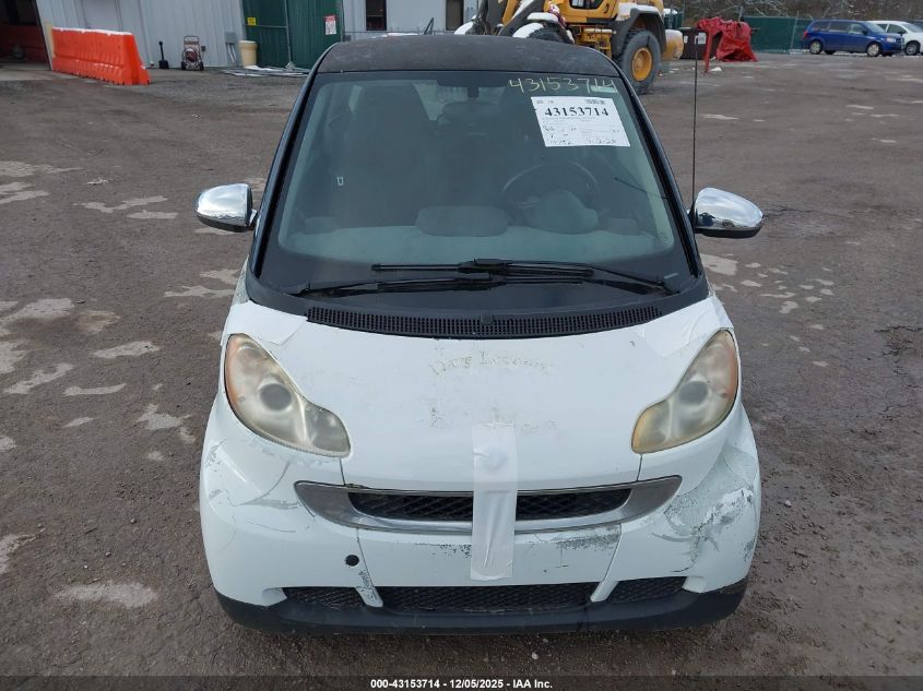 2010 Smart Fortwo Passion/Pure VIN: WMEEJ3BA7AK370931 Lot: 43153714