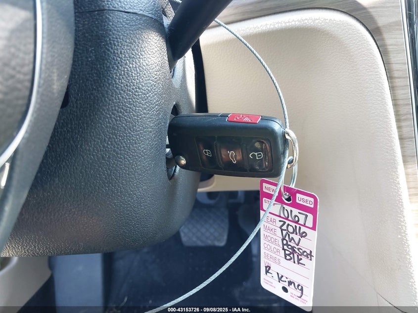 2016 VOLKSWAGEN PASSAT 1.8T SE - 1VWBS7A3XGC033730