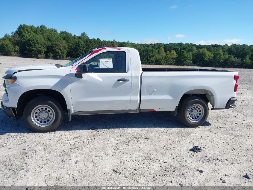2023 Chevrolet Silverado 1500 2Wd Long Bed Wt VIN: 3GCNAAED2PG155885 Lot: 43153841