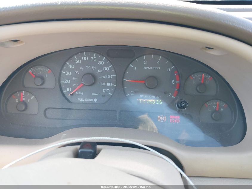 2001 Ford Mustang VIN: 1FAFP444X1F151099 Lot: 43153858