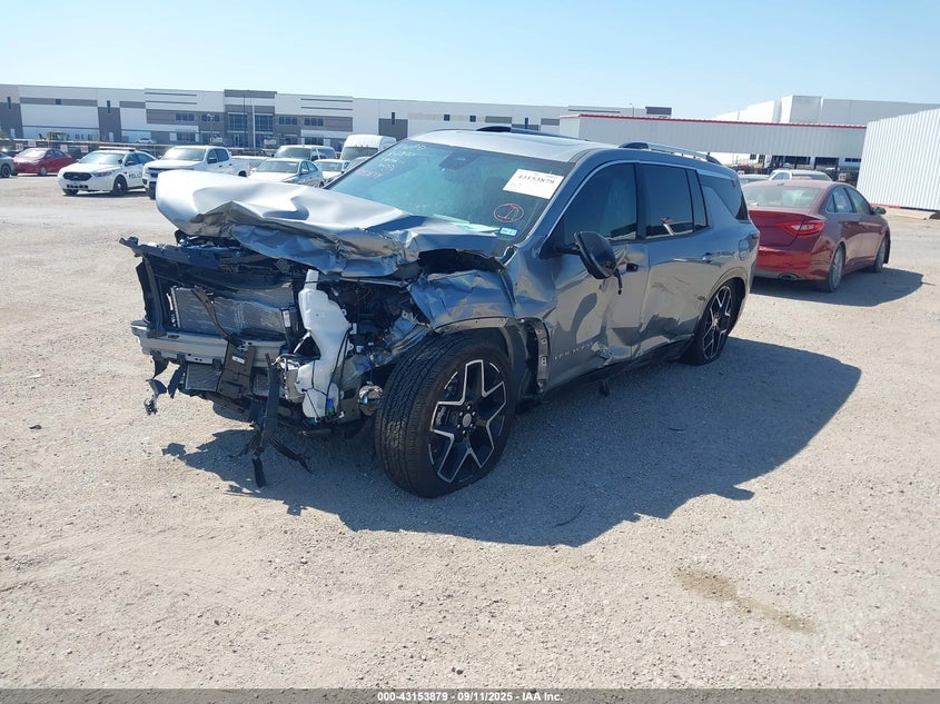 Vin: 1gnerkrsxsj297780, lot: 43648231, chevrolet traverse fwd high country 20252