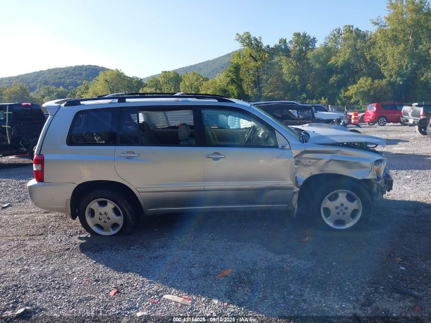 2006 Toyota Highlander Limited V6 VIN: JTEEP21A960154201 Lot: 43154026