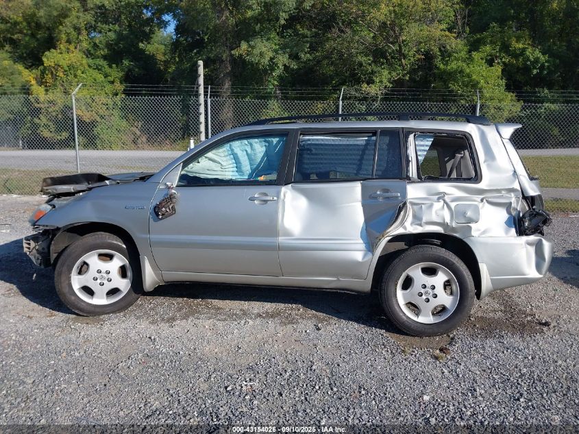 2006 Toyota Highlander Limited V6 VIN: JTEEP21A960154201 Lot: 43154026