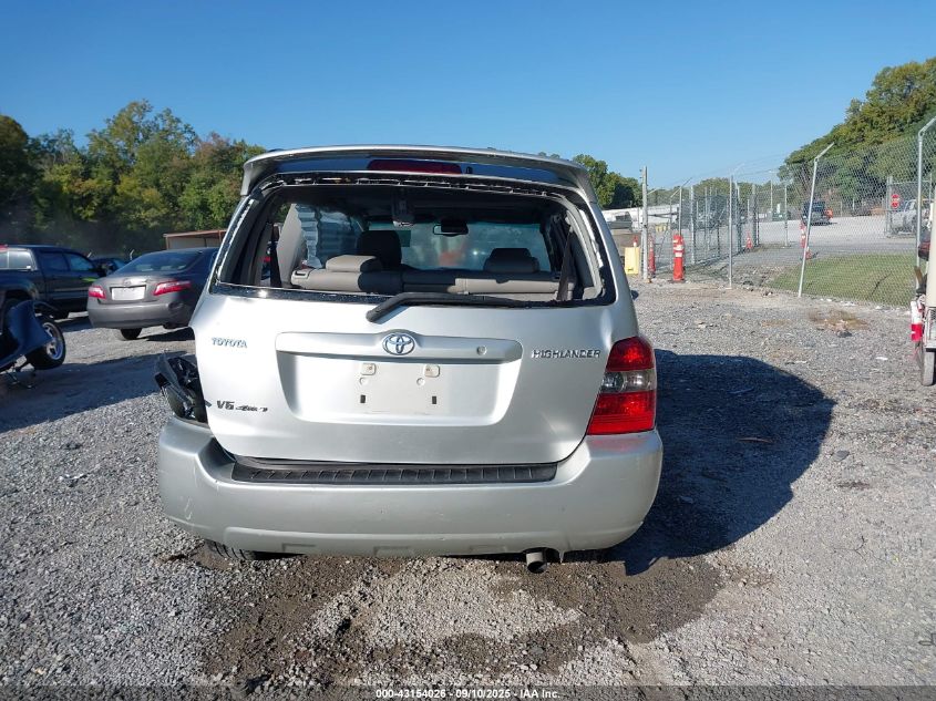 2006 Toyota Highlander Limited V6 VIN: JTEEP21A960154201 Lot: 43154026