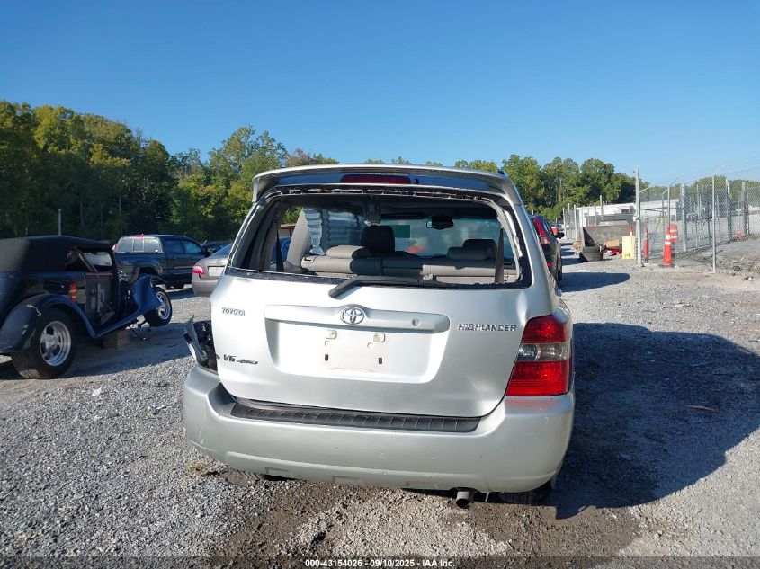 2006 Toyota Highlander Limited V6 VIN: JTEEP21A960154201 Lot: 43154026