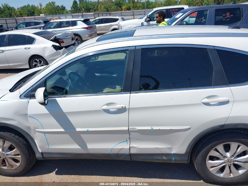 2013 Honda Cr-V Ex-L VIN: 5J6RM3H76DL005152 Lot: 43154072