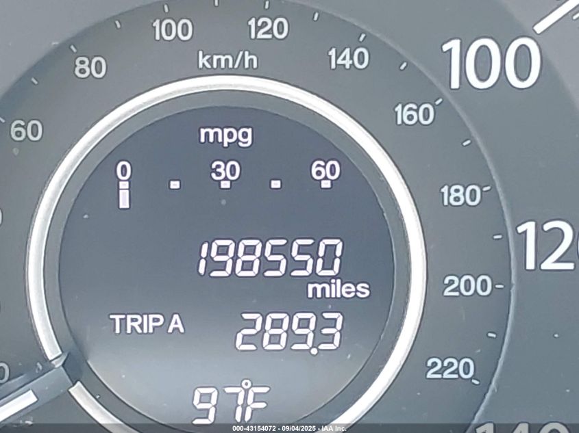 2013 Honda Cr-V Ex-L VIN: 5J6RM3H76DL005152 Lot: 43154072