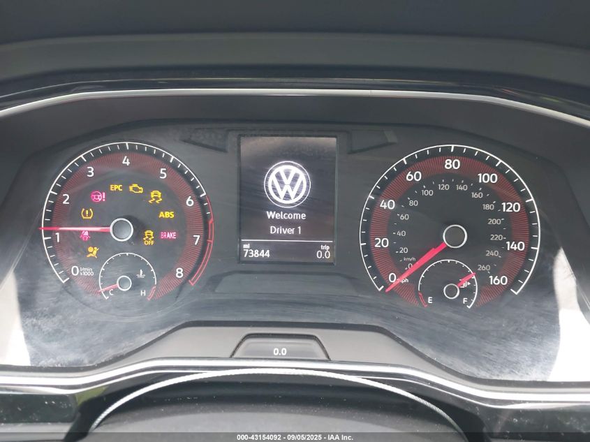 2019 Volkswagen Jetta 1.4T R-Line/1.4T S/1.4T Se VIN: 3VWC57BU7KM122147 Lot: 43154092