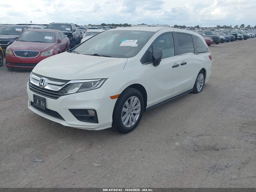 Vin: 5fnrl6h26kb108537, lot: 43648493, honda odyssey lx 20192