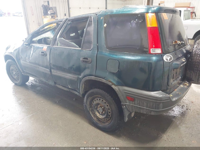 1998 Honda Cr-V Lx green other gasoline JHLRD284XWC006218 photo #4
