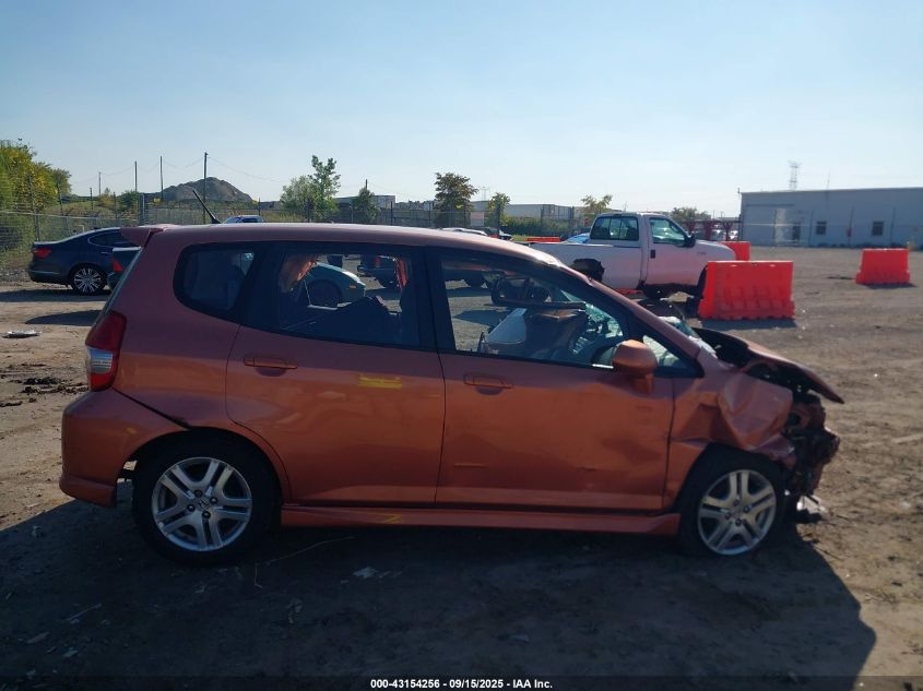 2008 Honda Fit Sport VIN: JHMGD37628S067194 Lot: 43154256