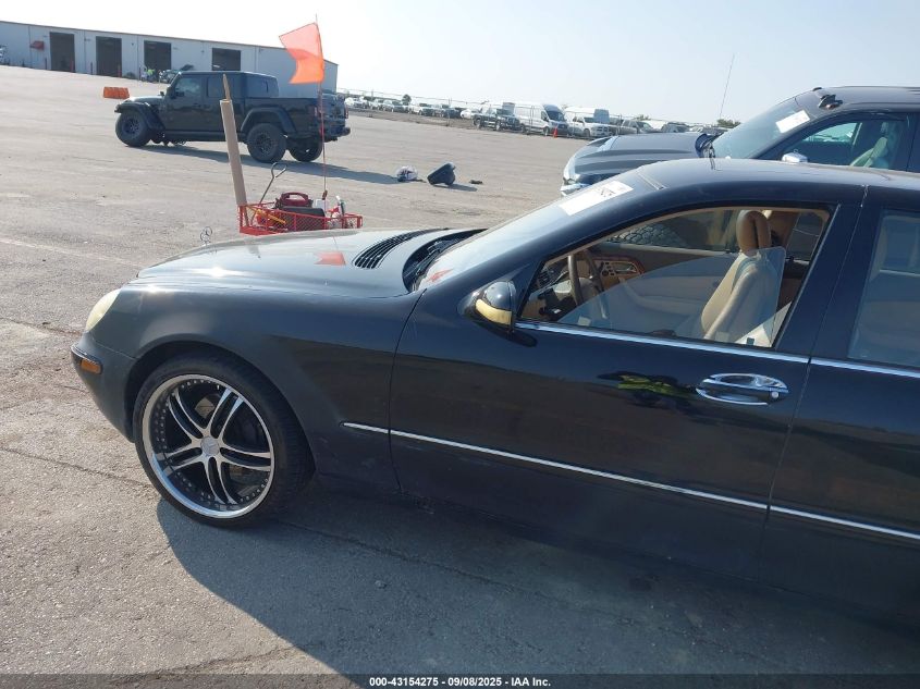 2001 Mercedes-Benz S 500 VIN: WDBNG75J81A135426 Lot: 43154275