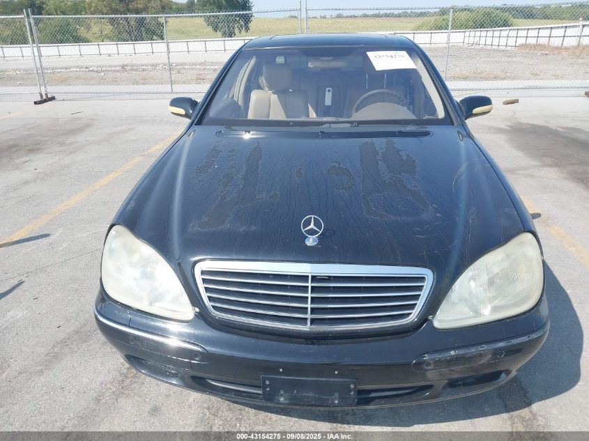 2001 Mercedes-Benz S 500 VIN: WDBNG75J81A135426 Lot: 43154275