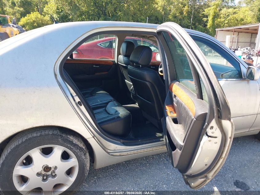 2003 Lexus Ls 430 VIN: JTHBN30F030102109 Lot: 43154287