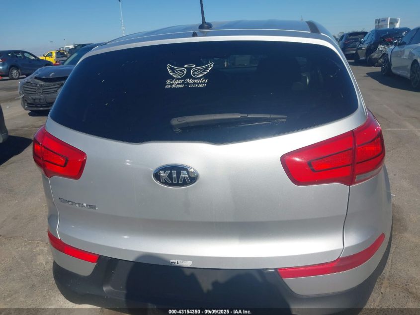 2016 Kia Sportage Lx VIN: KNDPB3AC6G7809815 Lot: 43154350