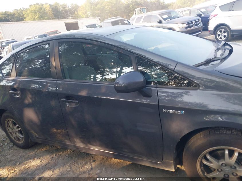 2011 Toyota Prius Three VIN: JTDKN3DU4B0249798 Lot: 43154414