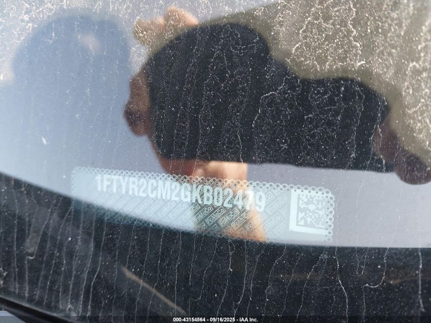 2016 Ford Transit-250 VIN: 1FTYR2CM2GKB02479 Lot: 43154564