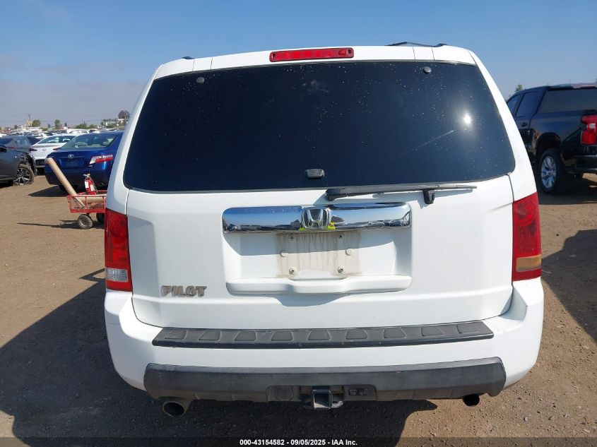 2009 Honda Pilot Ex VIN: 5FNYF38499B016674 Lot: 43154582