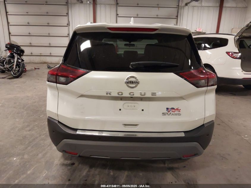 2021 Nissan Rogue Sv Intelligent Awd VIN: 5N1AT3BB0MC812037 Lot: 43154611