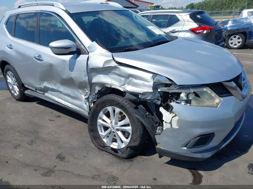 2016 Nissan Rogue Sv VIN: KNMAT2MV0GP650669 Lot: 43154665