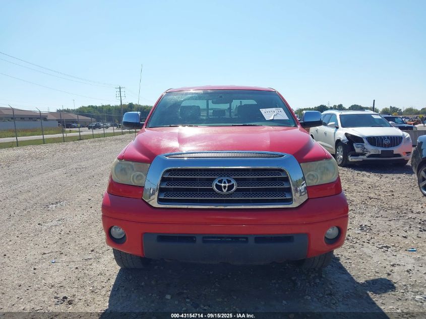 2007 Toyota Tundra Limited 4.7L V8 VIN: 5TFBT58157X003942 Lot: 43154714