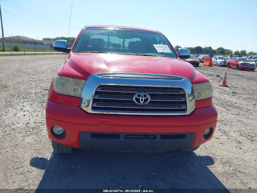 2007 Toyota Tundra Limited 4.7L V8 VIN: 5TFBT58157X003942 Lot: 43154714