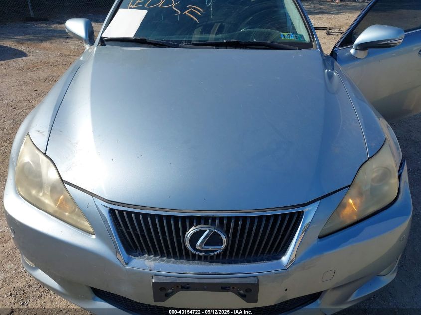 2009 Lexus Is 250 VIN: JTHCK262492028007 Lot: 43154722