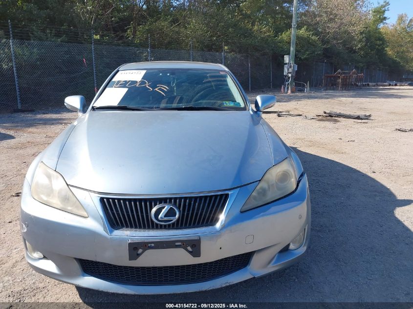 2009 Lexus Is 250 VIN: JTHCK262492028007 Lot: 43154722