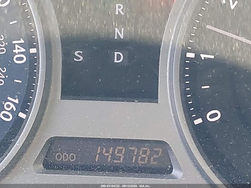 2009 Lexus Is 250 VIN: JTHCK262492028007 Lot: 43154722