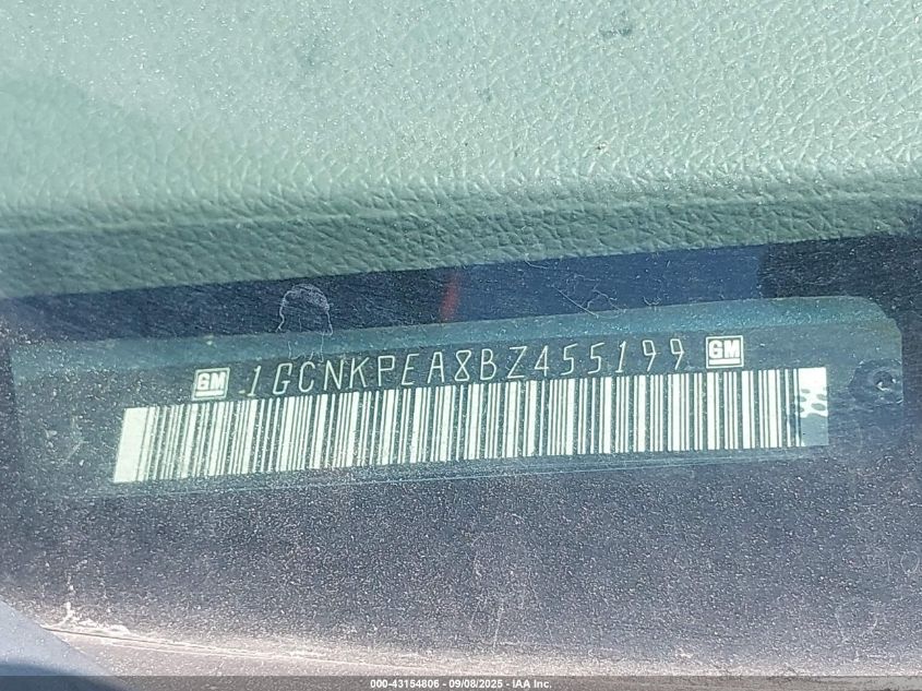 2011 Chevrolet Silverado 1500 Work Truck VIN: 1GCNKPEA8BZ455199 Lot: 43154806