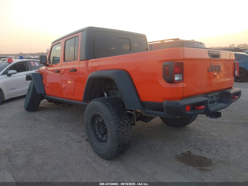 Vin: 1c6jjtbg5ll151911, lot: 43649314, jeep gladiator rubicon 4x4 20203
